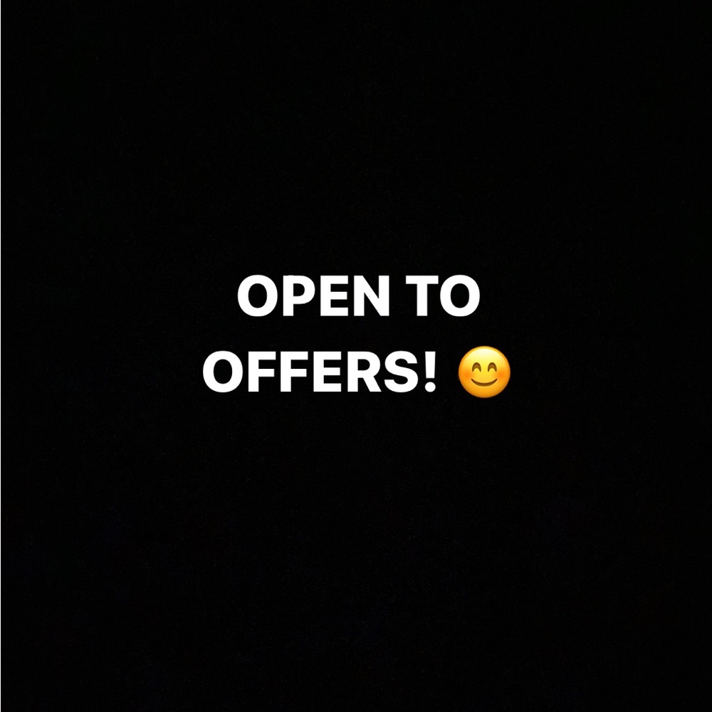 OPEN TO OFFERS